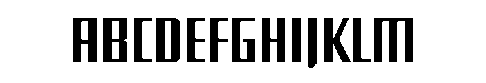 Shimano Narrow Square Light Font UPPERCASE