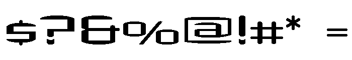 Shimano Round Light Font OTHER CHARS