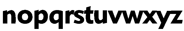Shinn Bold Font LOWERCASE