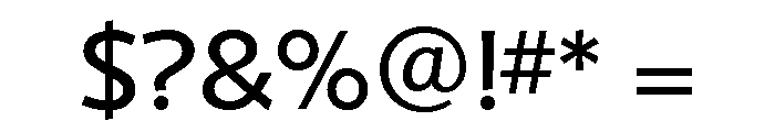 Shinn Book Font OTHER CHARS