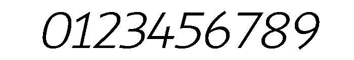 Shinn Light Italic Font OTHER CHARS