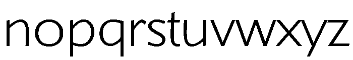 Shinn Light Font LOWERCASE
