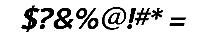 Shinn Medium Italic Font OTHER CHARS