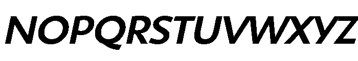 Shinn Medium Italic Font UPPERCASE