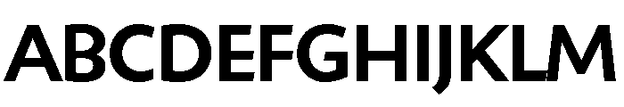 Shinn Medium Font UPPERCASE