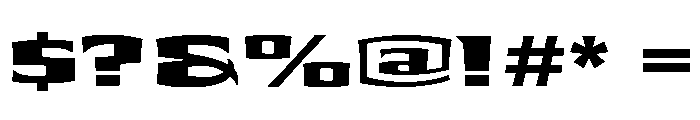 Shogun Black Font OTHER CHARS