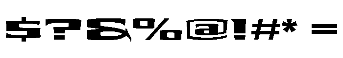 Shogun Extended Black Font OTHER CHARS