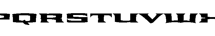 Shogun Extended Black Font UPPERCASE