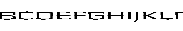Shogun Extended Light Font UPPERCASE