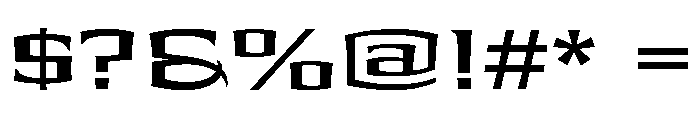 Shogun Light Font OTHER CHARS