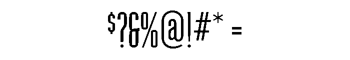 Shortwave Gothic Light Font OTHER CHARS