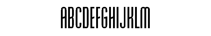 Shortwave Gothic Light Font UPPERCASE
