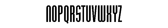 Shortwave Gothic Medium Font UPPERCASE