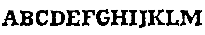 Shrub Bold Font UPPERCASE