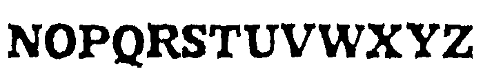 Shrub Bold Font UPPERCASE
