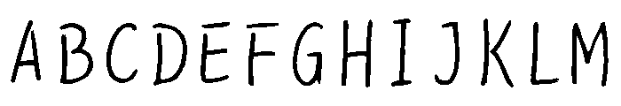 SicTake Hikki Regular Font UPPERCASE