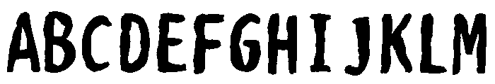 Sicarahitsu Regular Font UPPERCASE