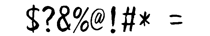 Sicfude Housen Regular Font OTHER CHARS