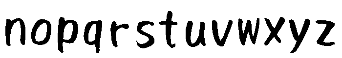 Sicfude Housen Regular Font LOWERCASE