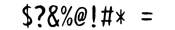 Sicfude Kiyomizu Regular Font OTHER CHARS