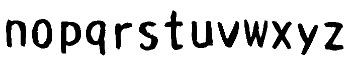 Sicfude Kiyomizu Regular Font LOWERCASE