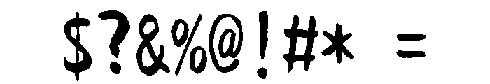 Sicfude Kuromon Regular Font OTHER CHARS