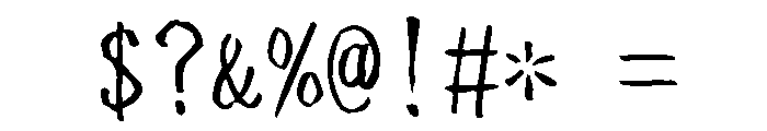 Sicfude Makase Regular Font OTHER CHARS