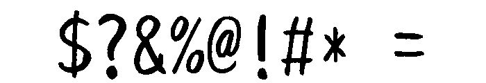 Sicfude Maromi Regular Font OTHER CHARS