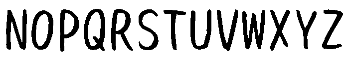 Sicfude Maromi Regular Font UPPERCASE