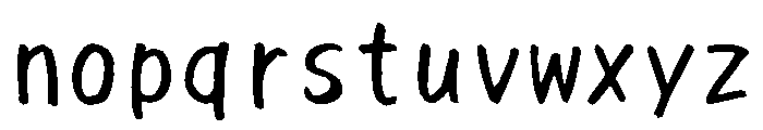 Sicfude Maromi Regular Font LOWERCASE