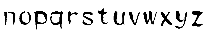 Sicfude Meigetsu Regular Font LOWERCASE