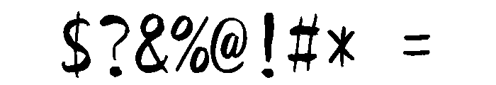 Sicfude Myouhon Regular Font OTHER CHARS