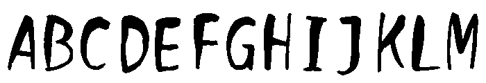Sicfude Myouhon Regular Font UPPERCASE