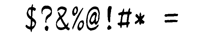Sicfude Reikou Regular Font OTHER CHARS