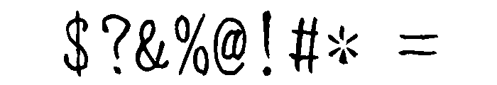 Sicfude Renjyou Regular Font OTHER CHARS