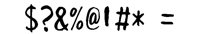 Sicfude Ryuhou Regular Font OTHER CHARS
