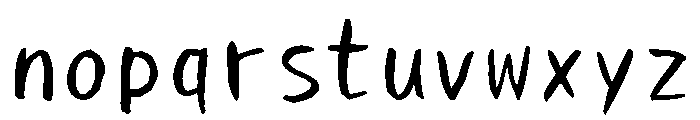 Sicfude Sarari Regular Font LOWERCASE