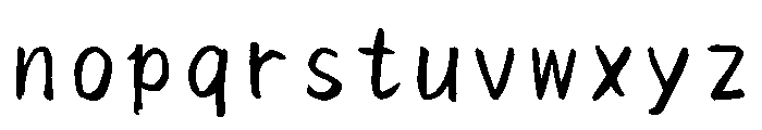 Sicfude Sawari Regular Font LOWERCASE