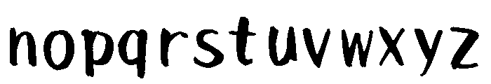 Sicfude Senkou Regular Font LOWERCASE
