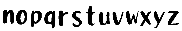 Sicfude Taikei Regular Font LOWERCASE