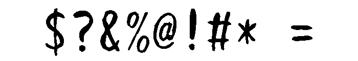 Sicfude Tanoshi Regular Font OTHER CHARS