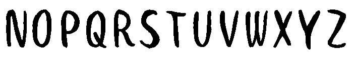Sicfude Tanoshi Regular Font UPPERCASE