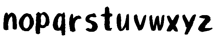 Sicfude Zuisen Regular Font LOWERCASE