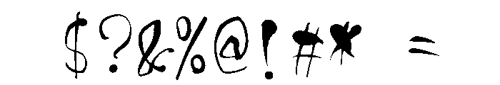 Sichakusen Regular Font OTHER CHARS
