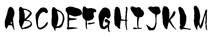 Sichakusen Regular Font UPPERCASE