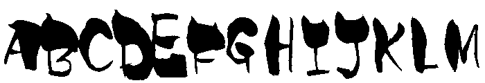 Sichanabi Regular Font UPPERCASE