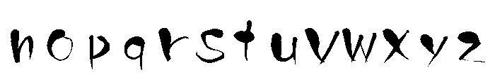 Sichanabi Regular Font LOWERCASE