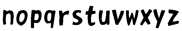 Sichandic Regular Font LOWERCASE