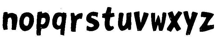 Sichandich Regular Font LOWERCASE