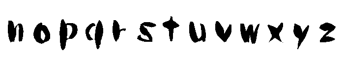 Sickantsubaki Regular Font LOWERCASE